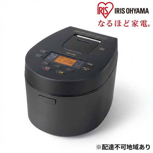 炊飯器 3合 アイリスオーヤマ RC-IL30-B IH炊飯器