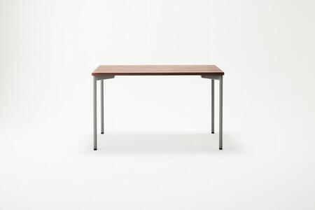 パソコンデスク シンプル デスク WAAKdesk TypeA 120 天板ウォールナット｜脚グレー