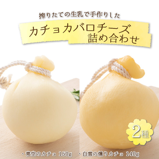 カチョカバロ 2種 詰め合わせ ／ チーズ とろける おつまみ カプレーゼ モッツァレラ パン ワイン スライス 食べ比べ あわら [aw054-a002]