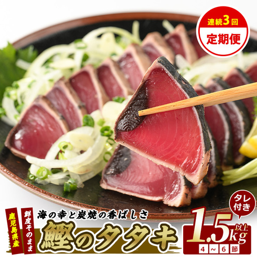 定期便 全3回 カツオ好きのための堪能 定期便 指宿食品 IBZ026-002