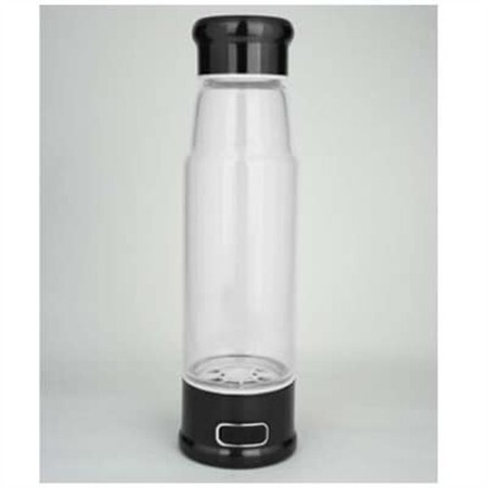 【飲みたい時にすぐ飲める《日本製》充電式携帯水素水生成器】エイチツープラス B-1501BKブラック【1262218】