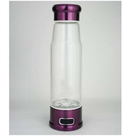 【飲みたい時にすぐ飲める《日本製》充電式携帯水素水生成器】エイチツープラス B-1501PPパープル【1262219】
