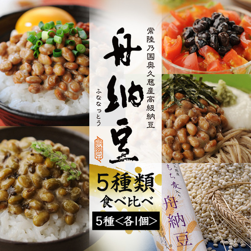 舟納豆  ふるさと便り 5本 セット【納豆】【ho1228】