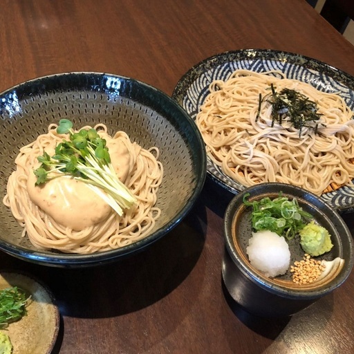 自家製麺そば心の「胡麻とろそば」2人前＆「こだわりのそば」2人前