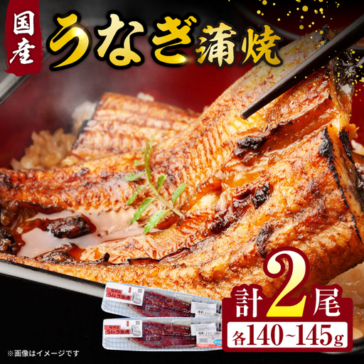 福田屋食品うなぎ蒲焼2尾(真空パック) / 鰻 うなぎ ウナギ 国産 蒲焼 かばやき うな重 うな丼 ひつまぶし / 諫早市 / 諫早観光物産コンベンション協会 [AHAB035]