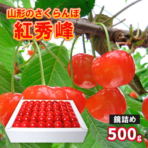 山形のさくらんぼ 紅秀峰 鏡詰め 500g Lサイズ以上 【令和9年産先行予約】FS25-518