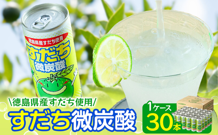 すだち微炭酸 30本 JA徳島市農産工場[30日以内に出荷予定(土日祝除く)]│ スダチ すだち 飲み物 飲料 ジュース 徳島 とくしま ご当地ジュース 箱でお届け 徳島県 佐那河内村