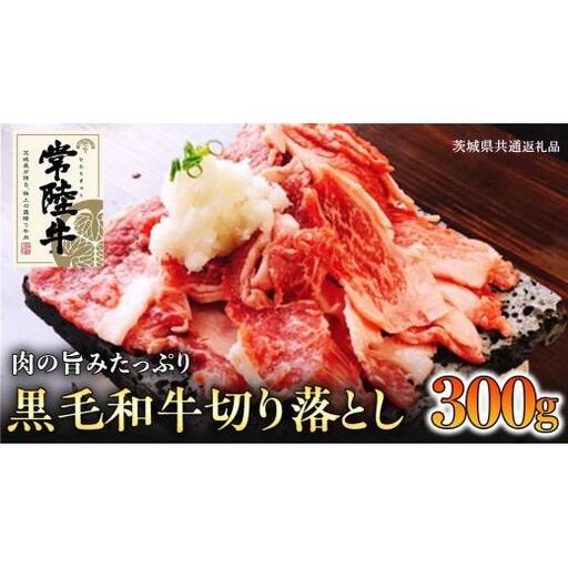 【和牛】常陸牛 厳選 切り落とし 肉 300g( 茨城県共通返礼品 )
