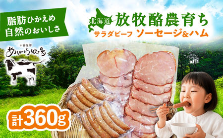 ＼TVで話題/ソーセージ&ハムセット[足寄町/ありがとう牧場]ハム・ソーセージ[BEAH007]
