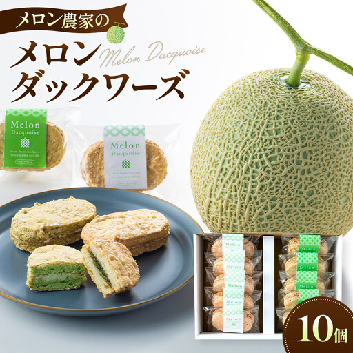 メロン農家のメロン・ダックワーズ10個入