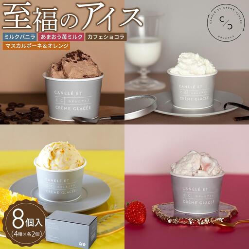 【世界ジェラート騎士手作りの】至福のアイス　８個入り