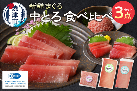 まぐろ 中トロ 食べくらべ 焼津 詰合せ セットS5 (a17-046)