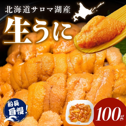【予約：2027年4月中旬から順次発送】サロマ湖産 生うに ( 海鮮 雲丹 うに ウニ 塩水 生ウニ 生うに ウニ丼 エゾバフンウニ ムキ身 高級 1パック 期間限定 )【114-0006-2027】