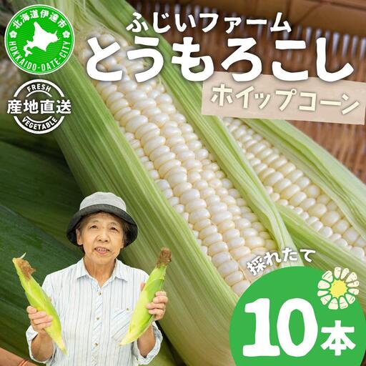 [先行予約]北海道産 とうもろこし(ホイップコーン) Lサイズ 10本 