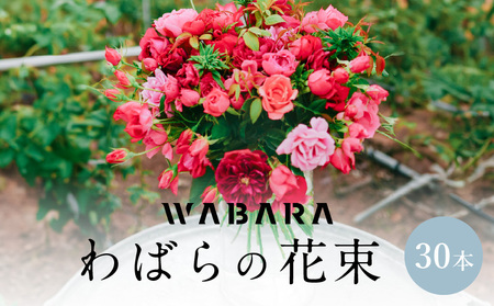わばらの花束30本 Rose Farm KEIJI ローズファームケイジ Rose Farm KEIJI  WABARA プレゼント 記念日 誕生日  國枝啓司  AT-0002