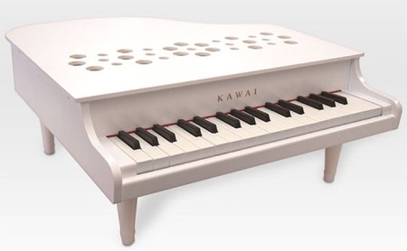 KAWAIミニグランドピアノP‐32ホワイト (1162) 雑貨 民芸品 工芸品 