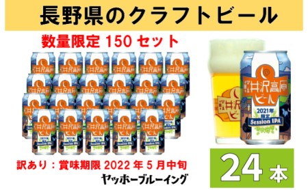 【ふるさと納税 訳あり】軽井沢高原 ビール 2021限定セッションIPA クラフトビール