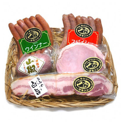 伊吹ハム 旨味ハムセット 山椒ソーセージ ベーコン 伊吹ハム 【詰め合わせ】