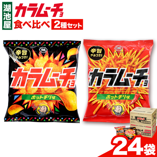湖池屋 「カラムーチョ」2種セット(各12袋) 本別町観光協会 送料無料[30日以内に出荷予定(土日祝除く)]ポテトチップス 北海道ポテトチップス コイケヤポテトチップス 湖池屋ポテトチップス