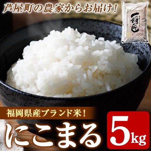 ≪令和7年産≫福岡県産 にこまる 白米(計5kg) 白米 米 お米 おこめ ごはん にこまる ご飯 常温 福岡県産 ブランド米 常温 常温保存 as32-002