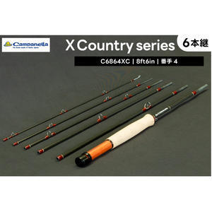 BI043 オールハンドメイドフライロッド Campanella6864 XC