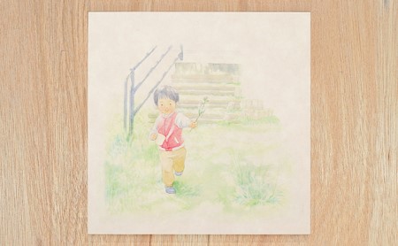 アートパネル センテンヤ えものがたり 花どうぞ 和紙 アートパネル