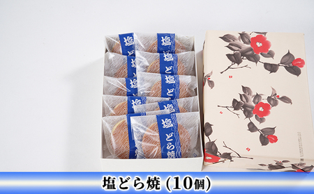 塩どら焼（10個） セット ギフト お菓子 和菓子 どら焼き 