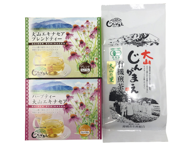 大山エキナセアティーと大山じんがまえ煎茶の詰め合わせ