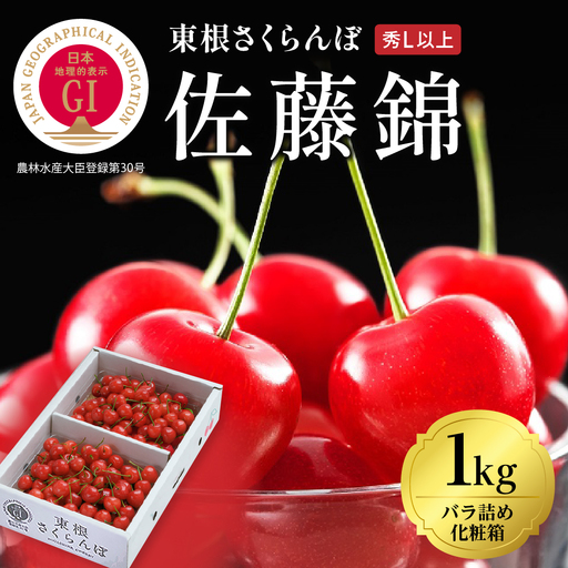 2027年産 GI 東根 さくらんぼ 佐藤錦 1kg バラ さくらんぼ