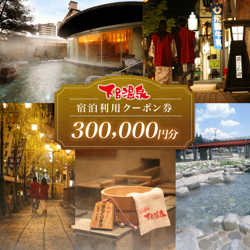 下呂温泉宿泊利用クーポン券（300,000円分）（有効期限 発行日より3年間）【a001-7】