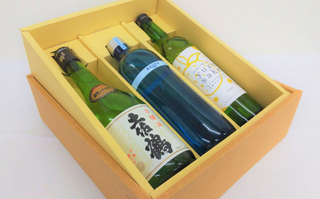 【土佐鶴】飲み比べセット（日本酒・リキュール）B　室戸海洋深層水仕込み