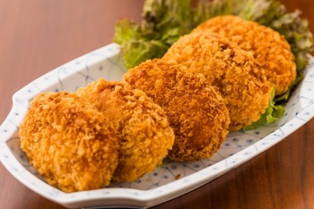 ヘルシーで旨みたっぷり!本川手箱きじコロッケ(10個)