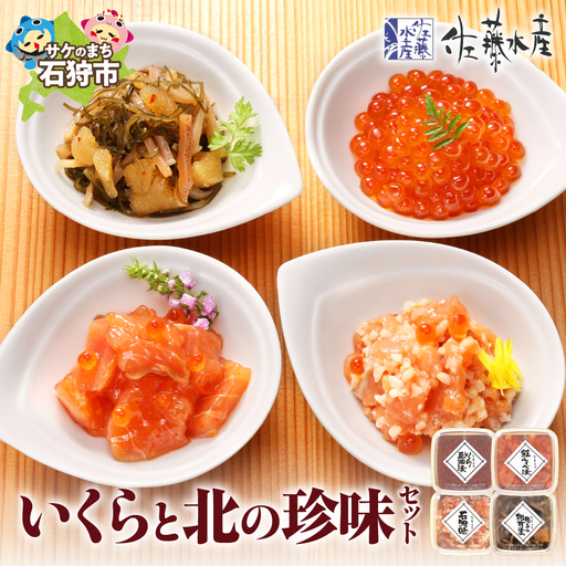 佐藤水産 いくらと北の珍味セット(M-3)