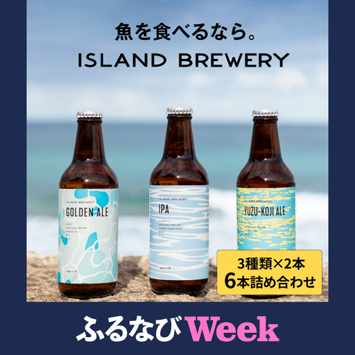 【ふるなびWEEK対象】クラフトビール 6本セット JED004 地ビール 缶ビール ISLAND BREWERY