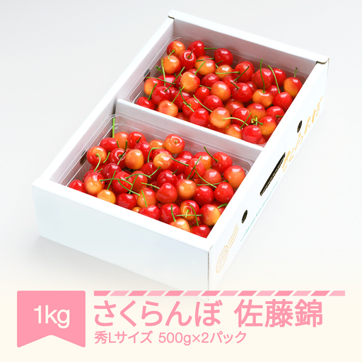 [先行予約] さくらんぼ 佐藤錦 秀L 1kg 令和9年産 ns-snslb1