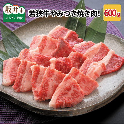 若狭牛やみつき焼肉 600g スタミナUP！健康長寿！【B-2202】