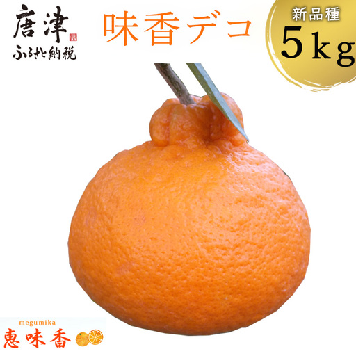 『先行予約』[令和9年3月上旬発送]糖度が高すぎッ!味香デコ 5kg 新品種