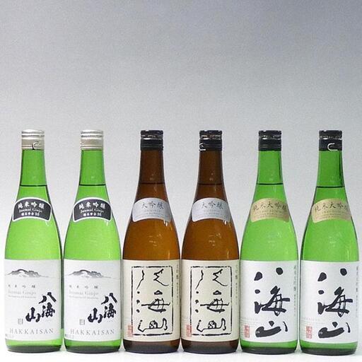 日本酒 八海山 純米吟醸・大吟醸・純米大吟醸 720ml×6本セット | 八海山
