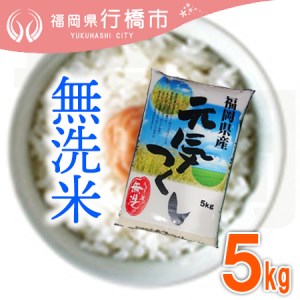 福岡県産元気つくし[無洗米]5kg