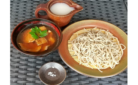 [人気の手打ち十割蕎麦4食セット]鴨せいろ2人前・せいろ2人前(ゆで蕎麦冷凍) そば 加工品 惣菜