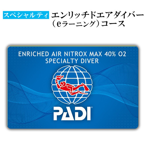 チケット PADIダイビング講習 ｜ エンリッチコース（eラーニング）【恩納村ラグーン】