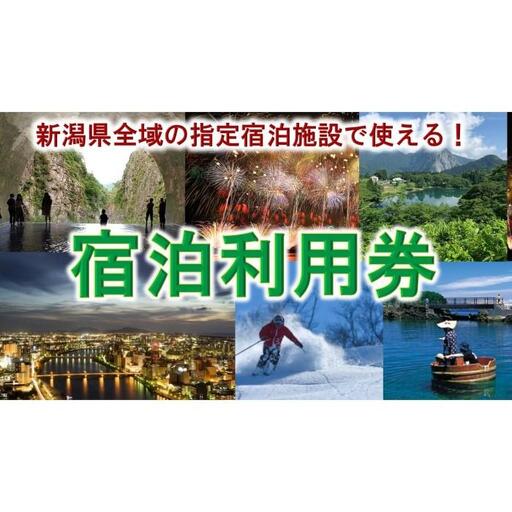 [宿泊利用券]新潟県内の指定宿泊施設で使える!(3枚)3,000円分