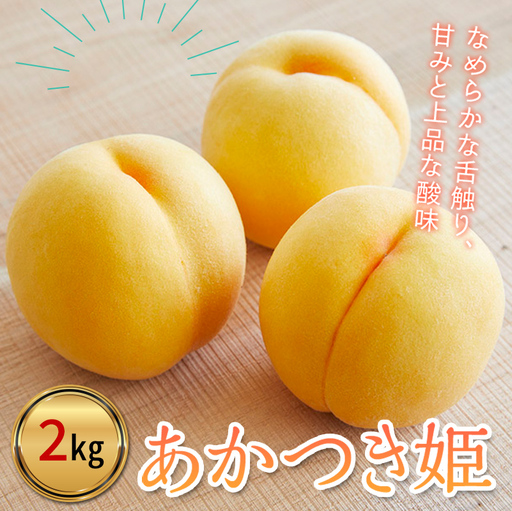【2027年先行予約】農家おすすめ！希少品種「あかつき姫」 2kg FSY-2381