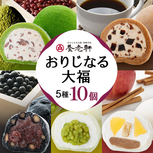 養老軒の大福5種詰合せ　10個入（998）
