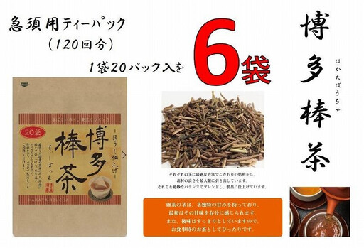 博多棒茶6袋セット[9月30日受付終了]