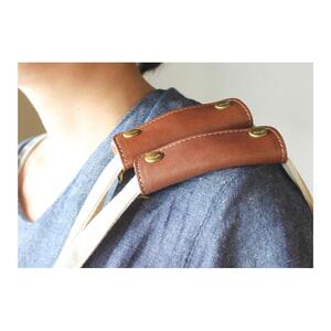 栃木レザー使用|バッグの本革持ち手カバー 2個セット|Handle cover|チョコ|minca(全7色)