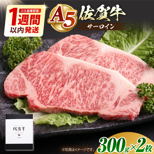 佐賀牛 サーロインステーキ600g HAD027 ステーキ 牛肉