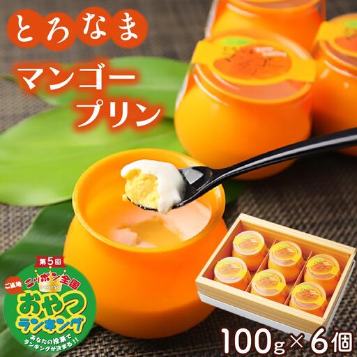 とろなまマンゴープリン(100g×6個入り) AC016-1