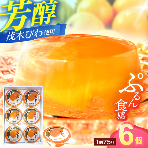 びわゼリー 茂木びわゼリー (6個入り)  AHCP003