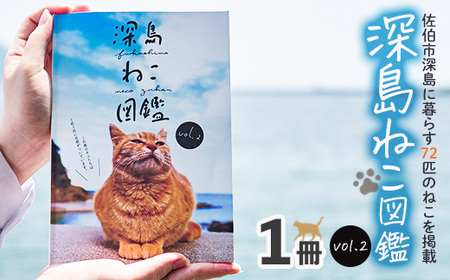 深島ねこ図鑑vol.2 (1冊) 猫 ねこ 写真集 本 雑誌 書籍 深島 猫の島 グッズ 大分県 佐伯市 【HD68】【さいき本舗 城下堂】